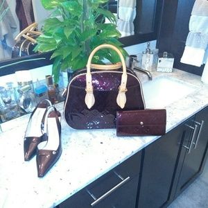 Authentic Louis Vuitton Monogram Vernis Satchel